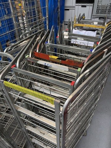 12x foldable cage - trolley, with