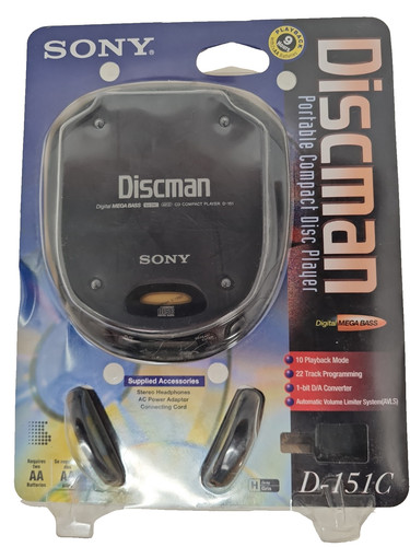 Sony discman 151c portable - sony,