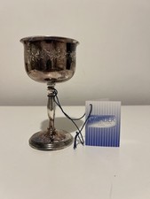 Vintage 1960    Cavalier Silver Plated 5.5" -14cm Wine Goblet 149g