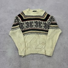 Vintage Tommy Hilfiger Knitted Jumper fairisle patterned chunky knit sweater