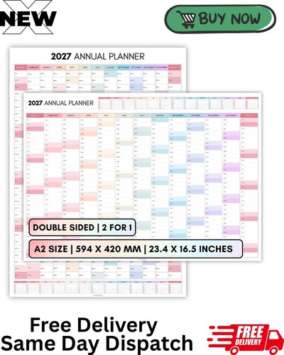 2027 monthly wall - planner,, a2
