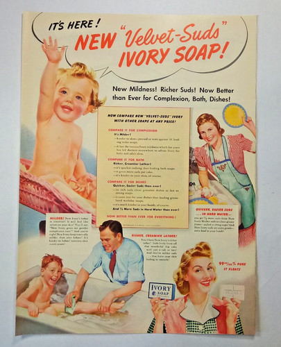 1940s ivory soap - 1940s,