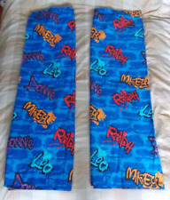 RARE 2014 Teenage Mutant Ninja Turtles - Pair Of Curtains Approx. 66.5" X 53.5"