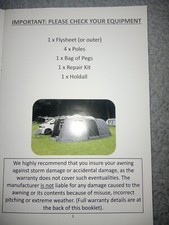 Outdoor Revolution Movelite Cayman Cacos Driveaway awning.  VW T4