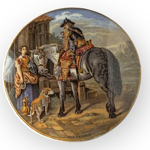 Antique prattware pot lid the - antique,
