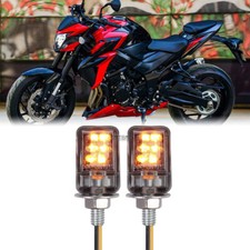 Motorcycle 6MM LED Mini Turn Signal Light Indicator For Suzuki GSXR 600 750 1000