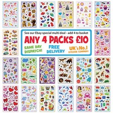 14 Kids Sticker Sheets Party