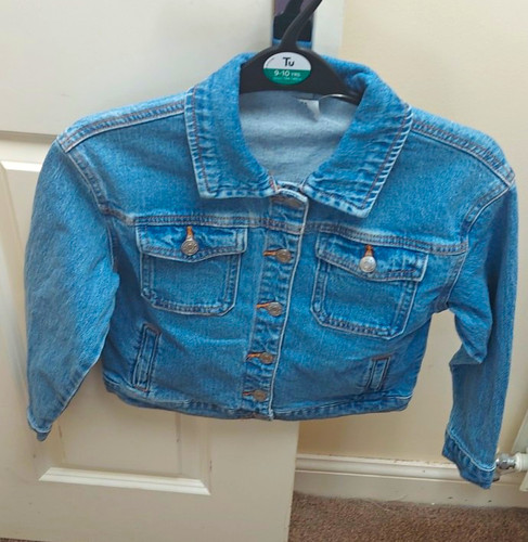 Blue denim jacket - blue, 9-10