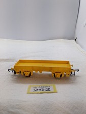 292 Hornby yellow flat bed wagon