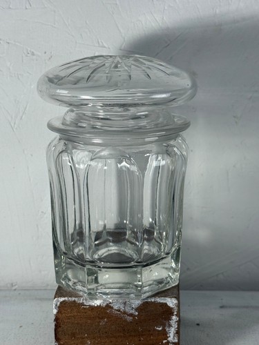 Vintage octagonal glass - octagonal,