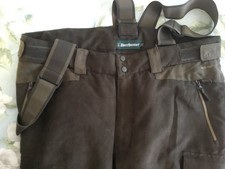 Mens DeerHunter Muflon insulated Trousers with braces Large/XL (euro58)