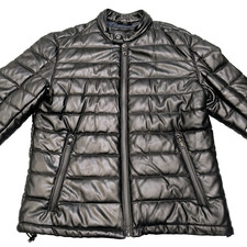 Zara Mens Black Faux Leather