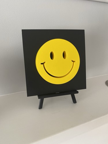 Acid smiley face printed - acid,