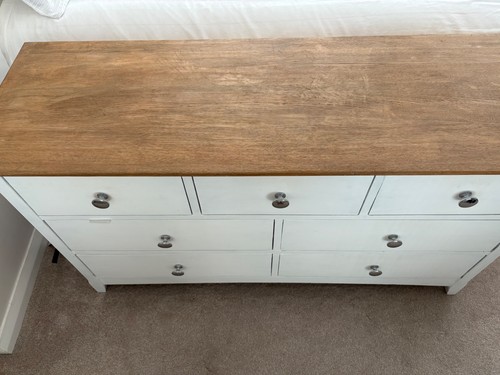 Solid oak chest - , of