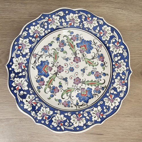 Hand painted blue turkish - hand-painted,