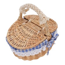 Wicker Picnic Basket With