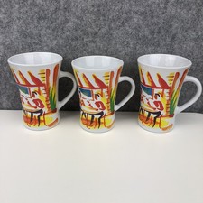 Nescafe Mugs x 3 Cafe Scene