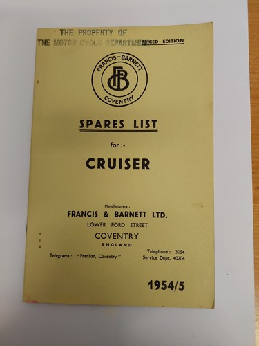 Francis barnett cruiser - francis,