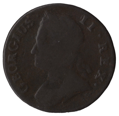 1743 british george half - 1743,