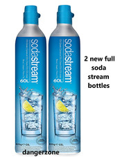 2 x Soda stream Gas Cylinders