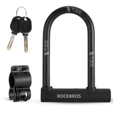 ROCKBROS Bicycle U-Lock with 2