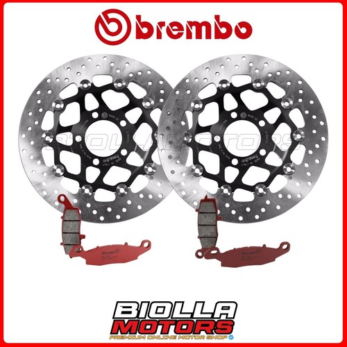 Kit pads discs - +, brembo