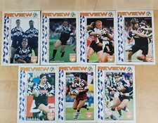 7 × FEATHERSTONE ROVERS REVIEW RUGBY LEAGUE PROGRAMMES 1994-95 BUNDLE JOBLOT 