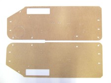Pair door cards for jaguar - of,