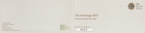 Gold proof sovereign - sovereign, 2017