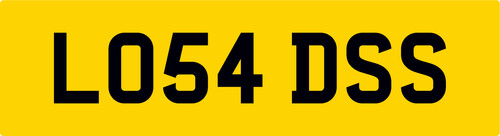 Loads wagon reg number plate - reg,