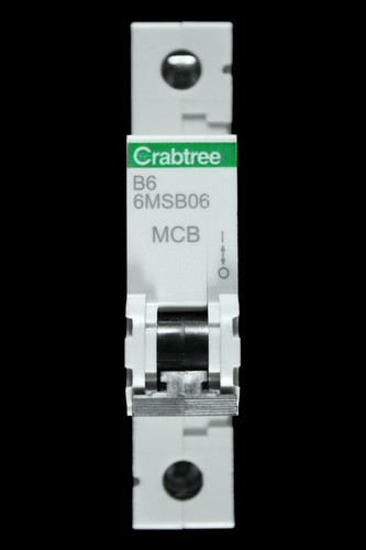 Crabtree amp curve 6ka - 6, mcb