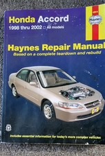 Haynes Honda Accord 1998 Thru 2002 Workshop Repair Manual
