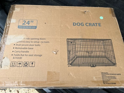 Small black metal - dog, /