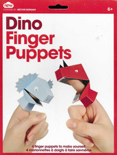 Dino finger puppets - dino, children's