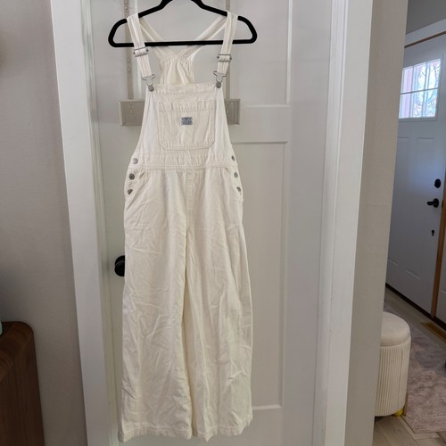 Levis overalls white - white, denim