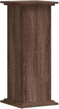 Brown Oak Wood Plant Stand 80cm Tall Display Pedestal Table Indoor Home Decor