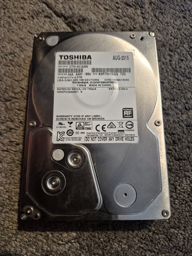 Toshiba 2tb 7200 rpm - toshiba,