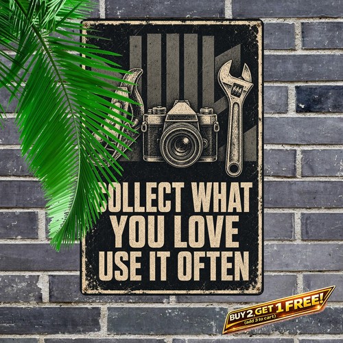Not hoarding guns tin - not, sign