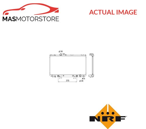Engine cooling radiator nrf - engine,