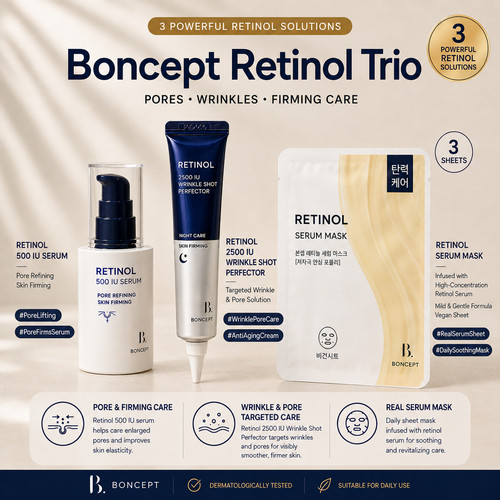 Boncept retinol trio serum - retinol,