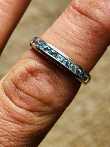 Tjc silver and aquamarines - and,