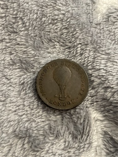 Georgian copper token - georgian,
