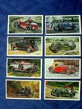 1981 GRANDEE MILD CIGAR FAMOUS M.G MARQUES CARS SET 28 CARDS COMPLETE FREE 🚚