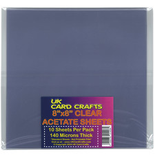 10 x 8"x8" Acetate Sheets