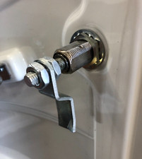 Trimark Chrome Compression Lock - Coachman + Lunar Caravan Gas Locker Door GLL15