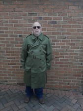 WW1 and WW2 Allied officers uniform  Reenactors Trench Coat New old stock,