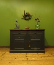 Antique sideboard painted - sideboard,