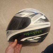 AGV K3 Motorcycle Helmet Large Monster Energy Black