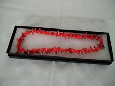 Natural Red Coral Branch Necklace Vintage Genuine Coral