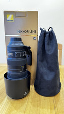 Nikon AF-S NIKKOR 200-500mm F5.6E ED VR Lens & F/R Lens Caps & Hood for AF DSLR